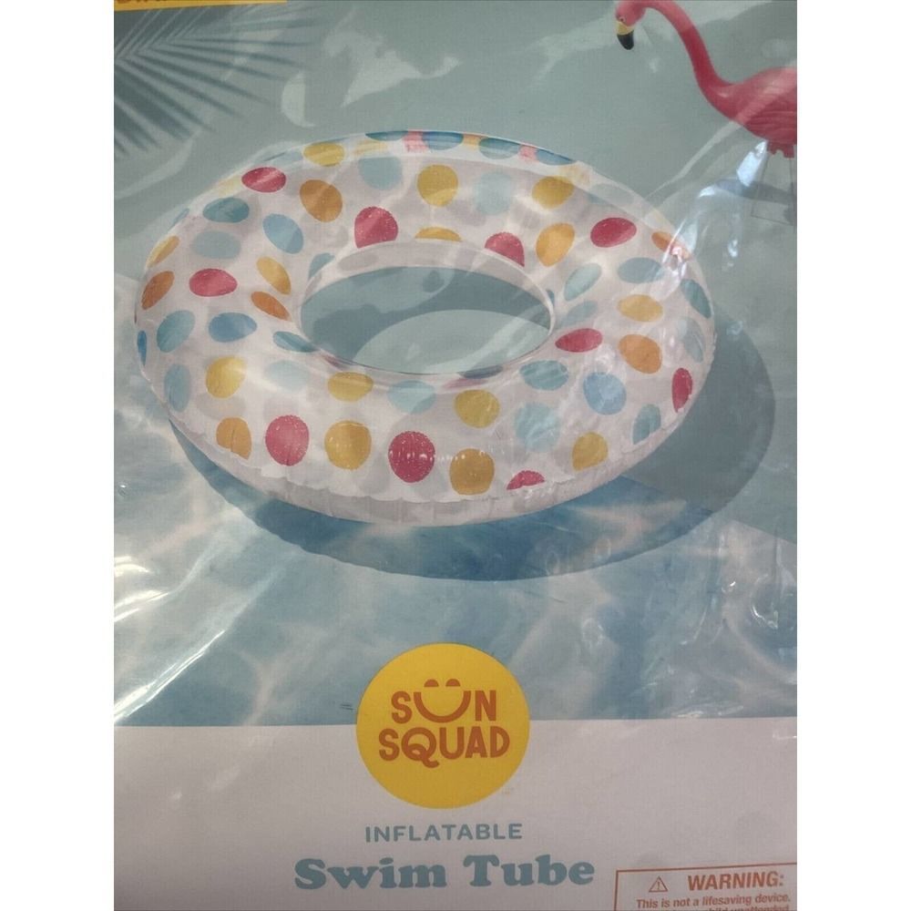 Inflatable floating Swim Tube 36 inches Sun squad adult